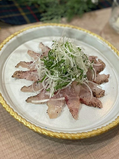 鯛の黒胡椒 昆布じめ-レシピのメイン写真