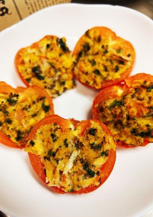 トマトの香草パン粉焼き-レシピのメイン写真