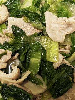 レタスと豚バラ肉炒め-レシピのメイン写真
