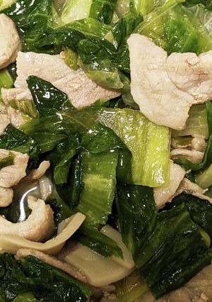 レタスと豚バラ肉炒め-レシピのメイン写真
