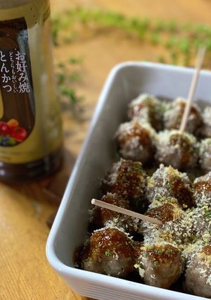 蓮根入り肉団子で一口メンチ風-レシピのメイン写真
