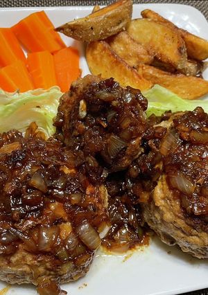 俺のハンバーグ-レシピのメイン写真