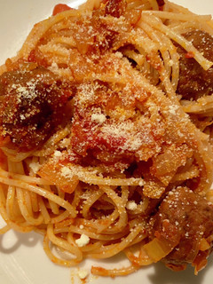IKEAのミートボールでトマトパスタ-レシピのメイン写真