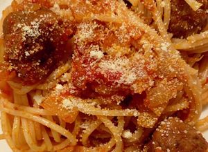 IKEAのミートボールでトマトパスタ-レシピのメイン写真