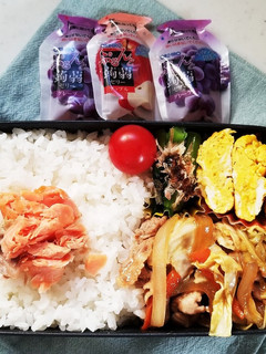 野菜炒め弁当(12.26)-レシピのメイン写真