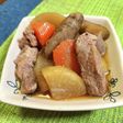 豚肉と根菜の煮物!大根人参も柔らか圧力鍋