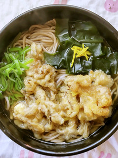 舞茸天ぷらで!年越しそば♪-レシピのメイン写真