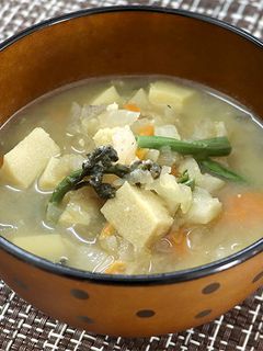 津軽の郷土料理~具沢山「けの汁」-レシピのメイン写真