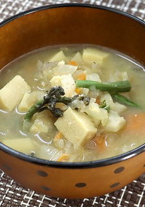 津軽の郷土料理～具沢山「けの汁」-レシピのメイン写真
