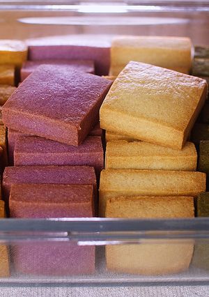 野菜パウダー入り☆四角いバタークッキー-レシピのメイン写真