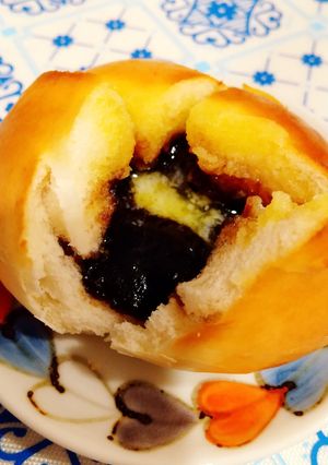 あんまんアレンジ☆こんがりバターあんまん-レシピのメイン写真