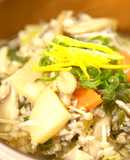 そばの実と野菜のかけ蕎麦【食遺産】