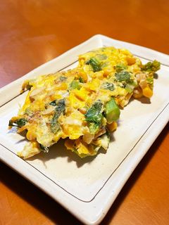 菜花とエリンギの卵とじ-レシピのメイン写真