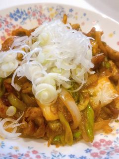 ご飯が進む〜♪和風な豚キムチ炒め-レシピのメイン写真