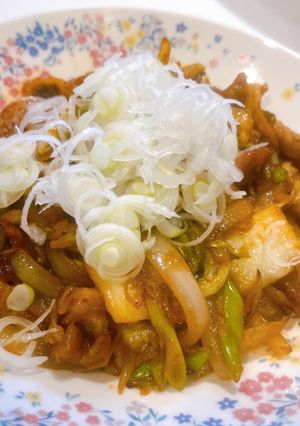 ご飯が進む〜♪和風な豚キムチ炒め-レシピのメイン写真