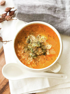 包丁いらず♡おうち食材でごまキムチスープ-レシピのメイン写真