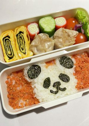 パンダお弁当-レシピのメイン写真