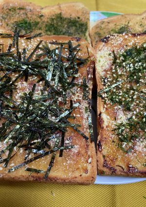 味噌マヨ塗った和風ていすとトースト-レシピのメイン写真