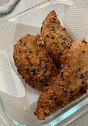 黒胡麻香るささみマヨフライ-レシピのメイン写真