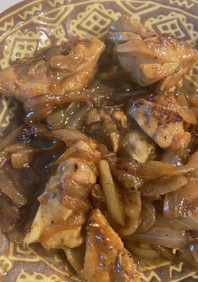 玉ねぎと鶏ももの餡掛け炒め-レシピのメイン写真