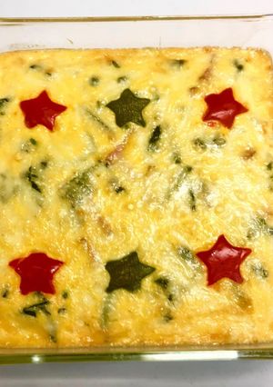 クリスマスに☆簡単星飾りキッシュ-レシピのメイン写真