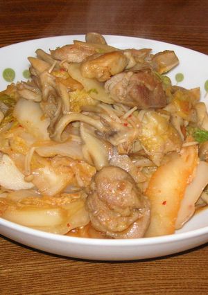 鶏肉とキムチの炒め物-レシピのメイン写真