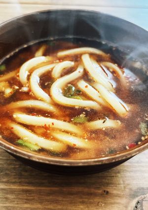 坦々うどん-レシピのメイン写真