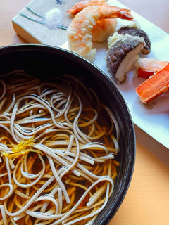 年越し蕎麦と天ぷら-レシピのメイン写真