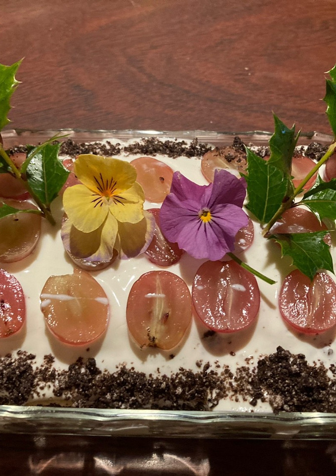 かんたんブドウのスコップケーキ-レシピのメイン写真