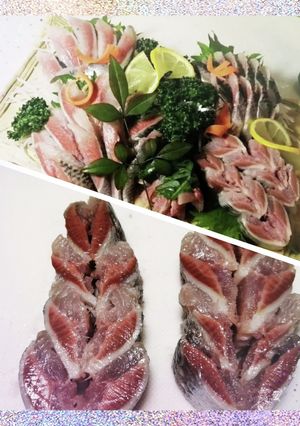 鰯の刺身木の葉造り-レシピのメイン写真
