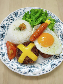 簡単!ハンバーグプレート-レシピのメイン写真