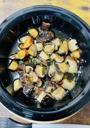 干ししいたけのアヒージョ-レシピのメイン写真