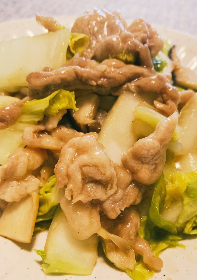 簡単すぐ出来る！豚肉と白菜の中華炒め-レシピのメイン写真