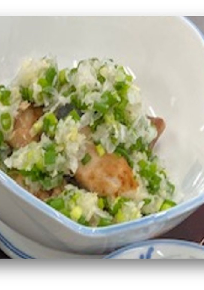 簡単ぶりのから揚げ風～おろし薬味だれ～-レシピのメイン写真