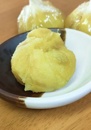 レンチン簡単！甘旨〜！りんご入りきんとん-レシピのメイン写真