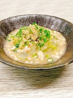 ごまたっぷり!白菜のそぼろあんかけ-レシピのメイン写真