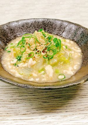 ごまたっぷり！白菜のそぼろあんかけ-レシピのメイン写真