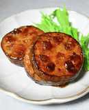 お煮しめの蓮根で作るはさみ焼き