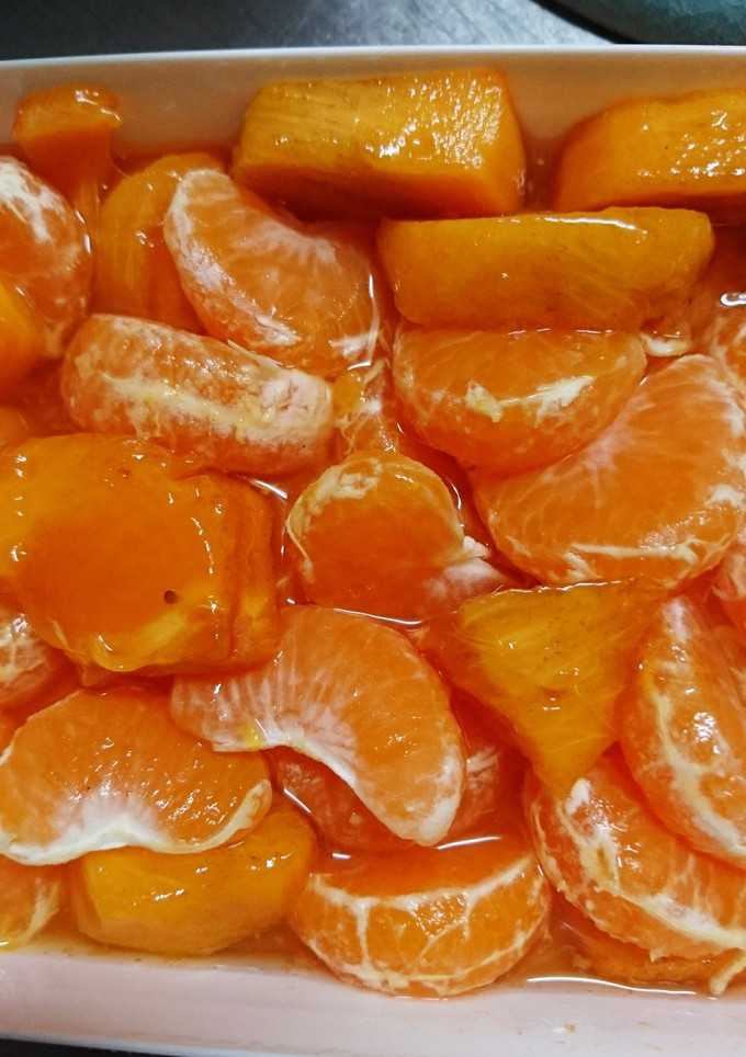 柿と、みかんの、酢の物-レシピのメイン写真