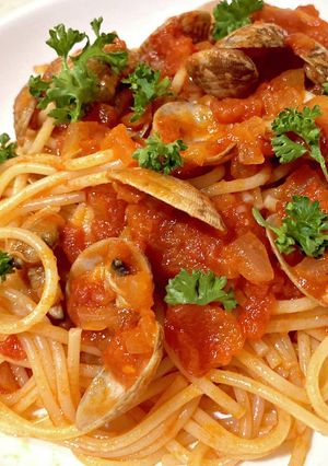 ボンゴレロッソ♡あさりのパスタ♡-レシピのメイン写真
