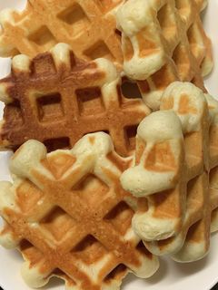 一回発酵のベルギーワッフル-レシピのメイン写真