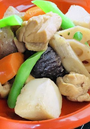 おせちに博多のがめ煮(筑前煮)-レシピのメイン写真