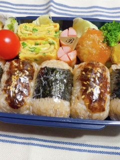 時短お弁当盛り付け記録 茶飯 次男-レシピのメイン写真