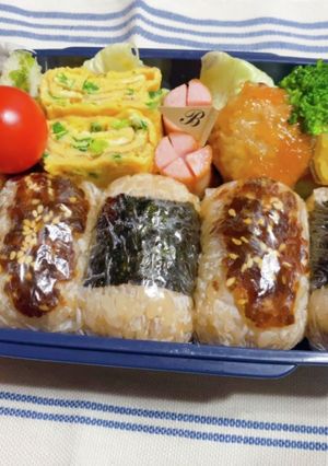 時短お弁当盛り付け記録　茶飯　次男-レシピのメイン写真