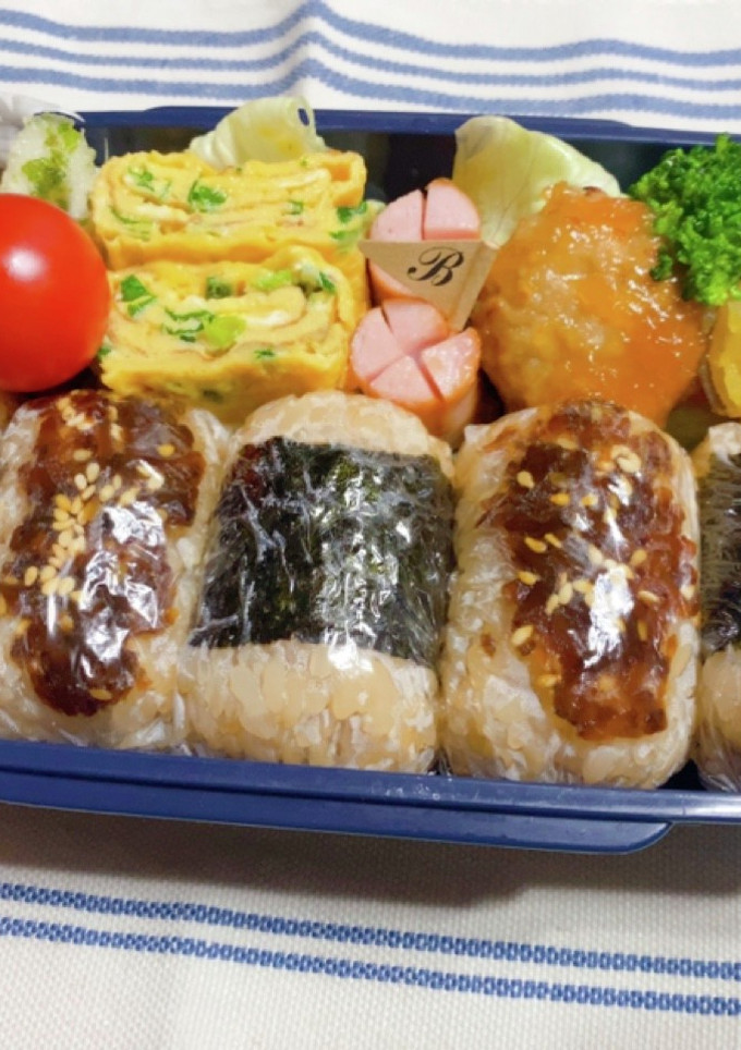 時短お弁当盛り付け記録　茶飯　次男-レシピのメイン写真