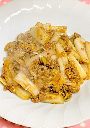 麻婆白菜-レシピのメイン写真