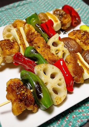 加賀野菜のブロシェット-レシピのメイン写真