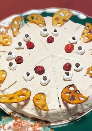 五郎島金時のクリスマスケーキ-レシピのメイン写真