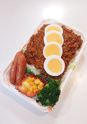 キーマカレー弁当 12/28-レシピのメイン写真