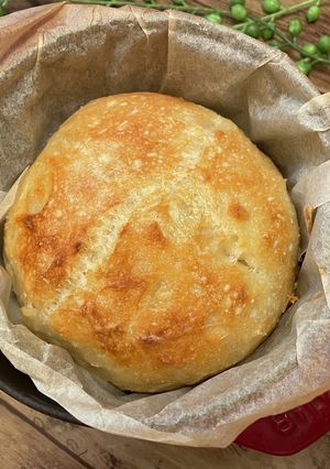 箸でぐるぐる混ぜるだけ！こねないパン-レシピのメイン写真